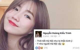 Kiều Trinh bị dân mạng phản ứng dữ dội vì viết status bóng gió xúc phạm người Hà Nội