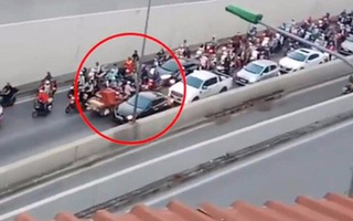 Người đàn ông "một mình chống lại cả thế giới" trong hầm Kim Liên gây ùn tắc nghiêm trọng