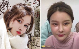 Lỡ tay tắt nhầm hiệu ứng làm đẹp khi livestream, hot girl Trung Quốc lộ nhan sắc thật