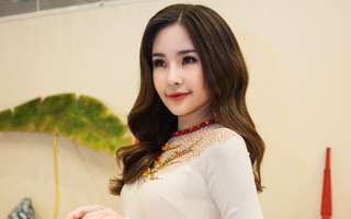 Hoa hậu Đại dương Ngân Anh tự tin đi sự kiện với bờ môi mỏng hơn lúc đăng quang