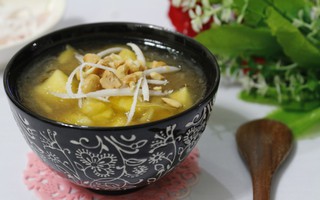 Mùa đông miền Bắc không thể bỏ qua món chè sắn nóng hổi ngon lành