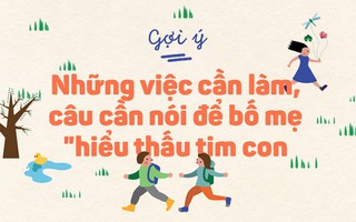 Làm gì thì làm, nhất định phải dành ra 20 phút mỗi tuần để trò chuyện với con về những điều này
