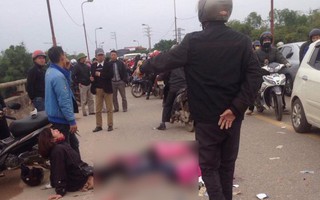 Thái Nguyên: Mẹ khóc ngất chứng kiến 2 con gái bị xe ô tô chở công nhân cán qua người khiến tử vong