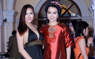 Phi Thanh Vân trễ nải vòng một thân thiết bên Mai Thu Huyền