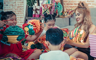 Học trò Lưu Thiên Hương đẹp rực rỡ đón Trung thu sớm