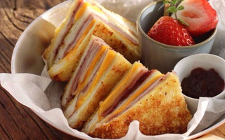 Thêm một cách làm bánh mì sandwich ngon đẹp bất ngờ cho bữa sáng
