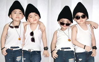 "Truy lùng" danh tính cặp song sinh Hà Nội "chất lừ" như hotboy Hàn Quốc