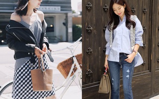 Trời vào thu, phái đẹp châu Á đều rủ nhau ăn mặc kín hơn hẳn!