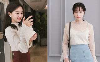 Váy áo cổ hoa phăng - item hot nhất nhì mùa thu mà các nàng không thể bỏ qua