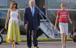 Cậu út điển trai nhà Trump lại gây bão truyền thông khi xuất hiện với set đồ bình dân