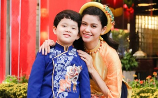 Vắng Tim, mẹ con Trương Quỳnh Anh vui vẻ du xuân bên nhau