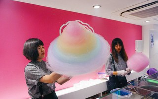 Chiêm ngưỡng chiếc kẹo bông khổng lồ ở Nhật Bản khiến ai nhìn cũng thích thú