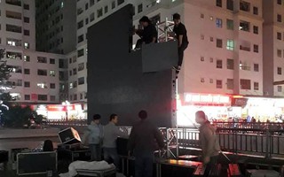 Hà Nội: Cư dân chung cư góp tiền thuê màn hình LED, mua đồ nhậu "cháy" hết mình cùng U23 Việt Nam