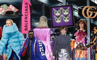 Gucci hay Balenciaga: Nhà mốt nào "thống trị" toàn cầu trong năm 2017 qua?