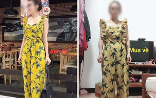 Than mua online váy tiểu thư mà mặc lên người như trứng cuộn rau, cô gái không được thông cảm còn bị mắng thêm