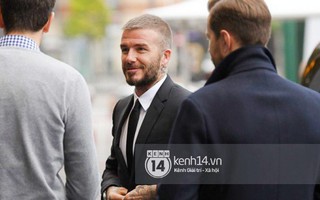 HOT: David Beckham vừa có mặt tại sự kiện ra mắt ô tô VINFAST ở Paris!