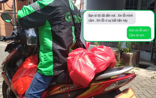Đặt giao cơm qua Grabbike mà gọi tài xế nhiều lần không bắt máy, khách hàng đang tức giận bỗng chạnh lòng khi đọc tin nhắn: Xin lỗi, mình câm!