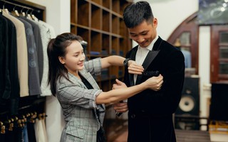 Được chồng hộ tống ở nhiều sự kiện nên Bảo Thanh đã làm điều này