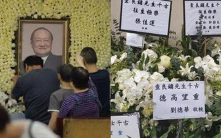 Tang lễ nhà văn Kim Dung: Lưu Đức Hoa, Huỳnh Hiểu Minh cùng dàn nghệ sĩ gửi hoa trắng rợp trời