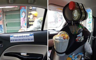 Vừa mở cửa bước lên xe, hành khách đã bị "ngợp" khi nhìn thấy cảnh tượng bên trong