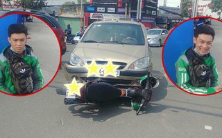Tài xế GrabBike va chạm giao thông, nhưng tâm trạng thay đổi 180 độ của anh mới là thứ khiến dân mạng chú ý