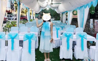 Tình cảnh trớ trêu: Cô gái ăn mặc lồng lộn đi đám cưới, ai ngờ tự hóa trang thành ghế ngồi di động
