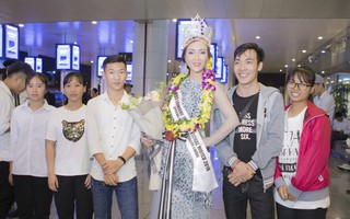Miss Lumiere International World 2018 Đỗ Thị Thảo về nước trong sự đón chào của người hâm mộ