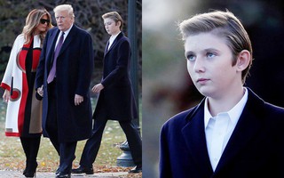 Gia đình Tổng thống Trump gây sốt khi xuất hiện cùng nhau nhưng "soái ca" đẹp trai lạnh lùng này mới là tâm điểm