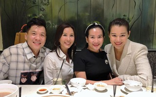 Duyên dáng chụp ảnh cùng diễn viên nổi tiếng Hồ Hạnh Nhi, bà xã Bình Minh lại được khen vì quá trẻ đẹp