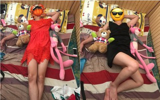 Cô vợ khoái chí trị chồng nhậu say bằng loạt trang phục gợi cảm, tuy nhiên chiếc váy lòe loẹt nhất lại gây tranh cãi