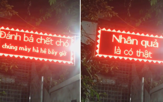 Chửi đổng 4.0: Cay cú vì chó nhà trúng bả chết, gia chủ đầu tư hẳn bảng led để "khẩu nghiệp" với láng giềng