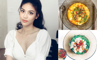 Vốn đã nấu nướng "đỉnh của đỉnh" rồi nhưng sau khi kết hôn, trình độ bếp núc của Lan Khuê còn lên tay cỡ này