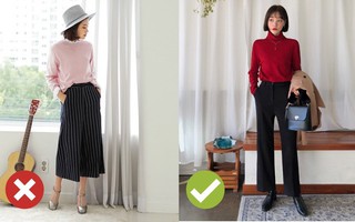 3 kiểu quần ngược đời, hô biến chân “dài thành ngắn” mà nàng thấp bé nên liệt ngay vào danh sách đen