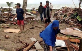 Sóng thần ở Indonesia khiến ít nhất 220 người thiệt mạng