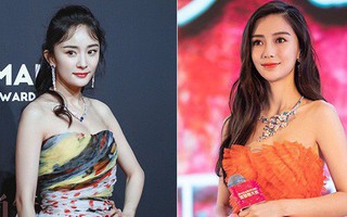 Dương Mịch – Angela Baby cùng diện đầm khoe ngực: người nóng bỏng, người vòng 1 nảy nở bất thường