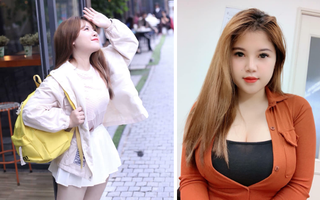 Diện mạo mới của "hot girl ngực khủng" sau khi bỏ bạn trai, sang Nhật du học 2 tháng
