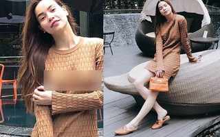 Diện váy liền suông kín đáo, nhưng chẳng ai nghĩ Hà Hồ lại gặp sự cố nhạy cảm thế này