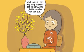 Tranh vui: Những tình thế khiến phụ nữ sau khi lấy chồng chỉ muốn năm sau... hoãn Tết