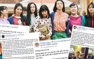 Sau buổi công chiếu, cả facebook đã tràn ngập lời khen dành cho Tháng Năm Rực Rỡ
