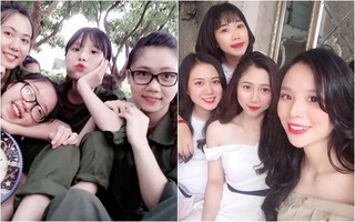 Có một hội chị em cùng nhau "lột xác" dậy thì thành công, giống nhau như sinh đôi thì quả là hạnh phúc!