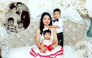 Xót xa câu chuyện vợ trẻ sinh con khi chồng đã mất và bức ảnh ghép "khi bố về nhà" khiến ai cũng phải rơi lệ
