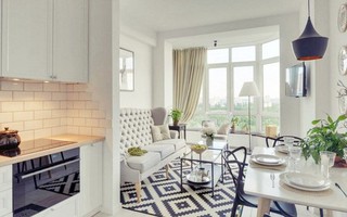 Choáng ngợp trước căn hộ 3 phòng trắng tinh khôi đẹp như cổ tích, cứ bước chân vào là mùa hè lùi xa
