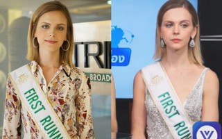 Cuối cùng thì Á hậu chuyển giới cũng diện trang phục mới sau 3 lần mặc lại một chiếc váy