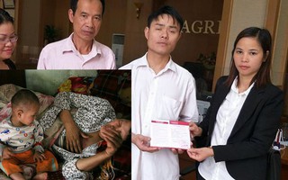 Gần 200 triệu đồng đến với gia đình cháu bé hơn 1 tuổi có mẹ bị ung thư vú, cha và 2 chị gái mù lòa tại Phú Thọ