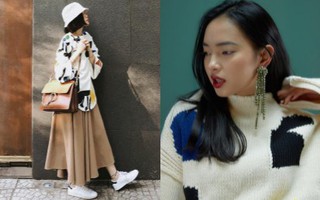 Vừa lên kệ, họa tiết mảng màu của H&M Studio đã được chưng diện toàn cầu, cánh fashionista Việt nào có kém cạnh