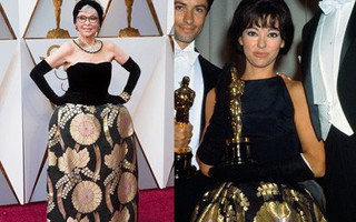 Tái chế lại chiếc váy có tuổi đời hơn 50 năm, cụ bà Rita Moreno vẫn "chém đẹp" loạt sao trẻ tại Oscar 2018