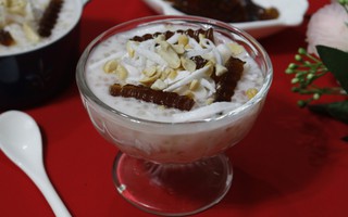 Nấu chè dừa non thạch cà phê thanh mát cho ngày nắng lên
