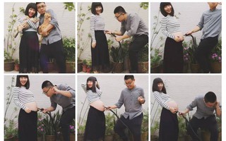 Chỉ với 9 bức ảnh, cặp vợ chồng trẻ đã kể hành trình mang thai - sinh con theo cách chẳng giống ai
