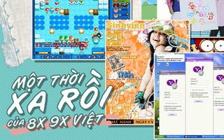 Nhìn lại bầu trời tuổi thơ, rất nhiều thứ từng gắn bó với 8X, 9X giờ đã trở thành dĩ vãng