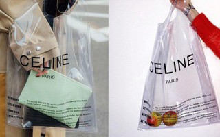 Trông hệt như túi nilon đi chợ nhưng túi nhựa trong có giá hơn 20 triệu của Celine đang được các tín đồ thời trang thích điên cuồng